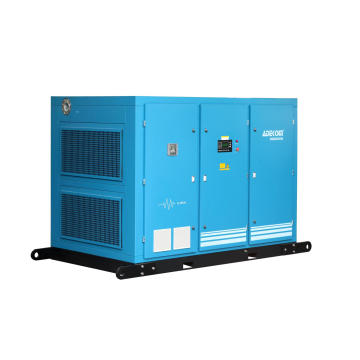 Compresor de aire lubricado por aceite de dos etapas de tornillo de baja vibración (KE90-10II)